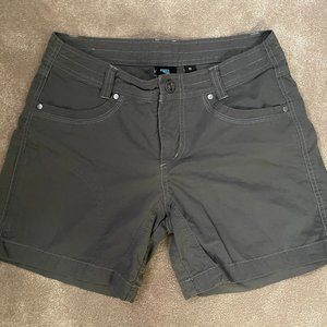 KUHL Kontra Hiking Shorts Women's 6" Inseam Size 6 Sage